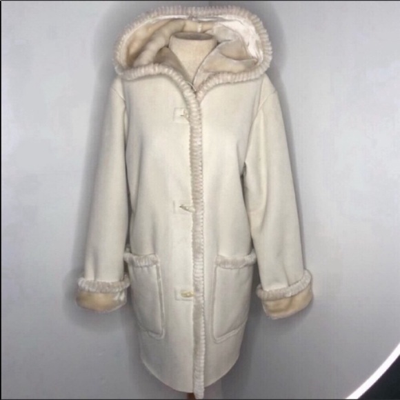 Beautiful Jones New York hooded pea coat - Picture 1 of 8